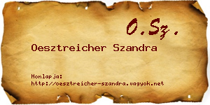 Oesztreicher Szandra névjegykártya